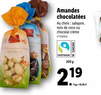Amandes Chocolatées