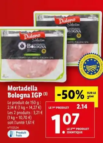 Lidl Mortadella Bologna IGP offre