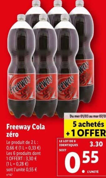 Freeway Cola Zéro
