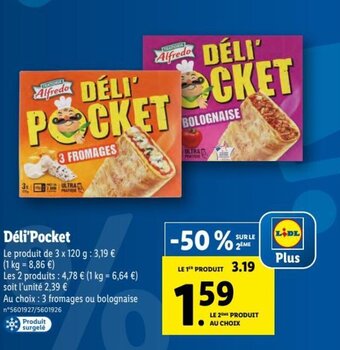 Lidl Déli'Pocket offre