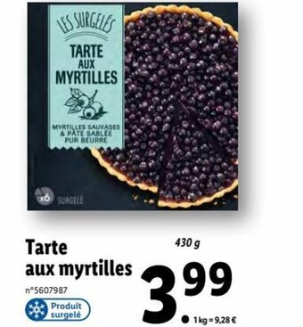 Tarte Aux Myrtilles