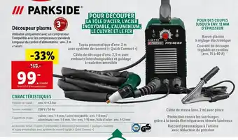 Lidl Découpeur Plasma offre