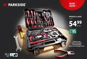 Lidl Mallette à Outils offre
