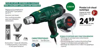 Lidl Pistolet à Air Chaud Numérique offre