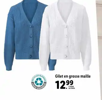 Lidl Gilet en Grosse Maille offre
