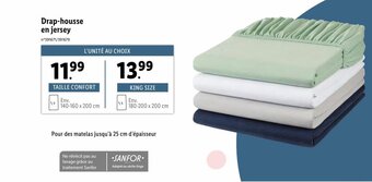Lidl Drap-Housse en Jersey offre