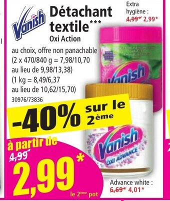 Norma Détachant Textile offre