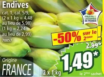 Norma Endives offre