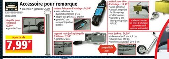 Norma Accessoire Pour Remorque offre
