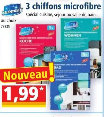 Norma 3 Chiffons Microfibre offre