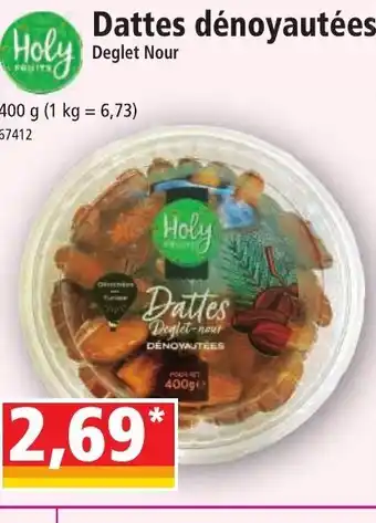 Norma Dattes Dénoyautées offre