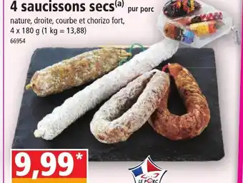 Norma 4 Saucissons Secs offre