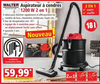Norma Aspirateur à Cendres offre