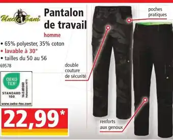 Norma Pantalon de Travail offre