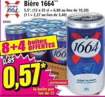 Norma Bière 1664 offre