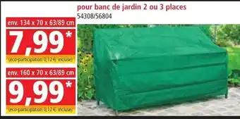 Norma Pour Banc de Jardin ou 3 Places offre