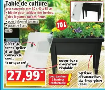 Norma Table de Culture offre