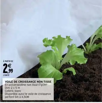 Intermarché Voile de Croissance Non Tisse offre