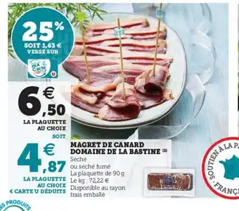 Magret de Canard Domaine de La Bastine