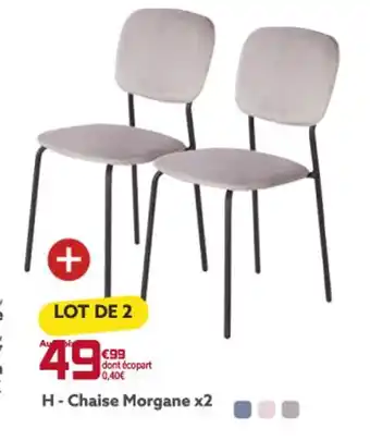 Gifi Chaise Morgane offre