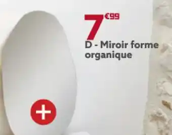 Miroir forme Organique