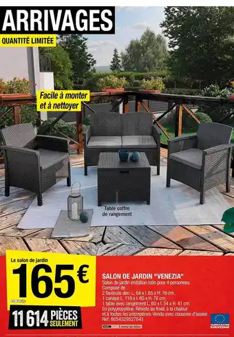 Brico Dépôt Salon de jardin offre