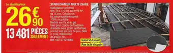 Brico Dépôt Stabilisateur multi usage offre