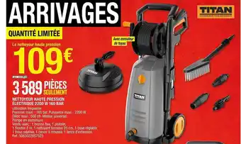 Brico Dépôt Nettoyeur haute pression électrique 220 w 160 bar offre