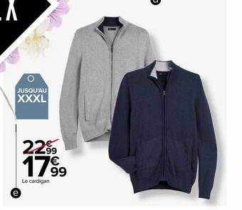 Carrefour Le cardigan offre