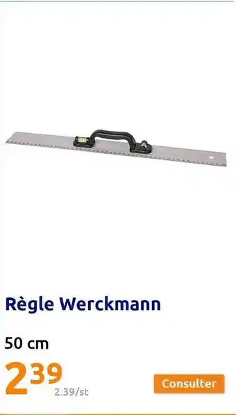 Action Règle werckmann offre