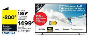 BUT Téléviseur samsung 75 offre