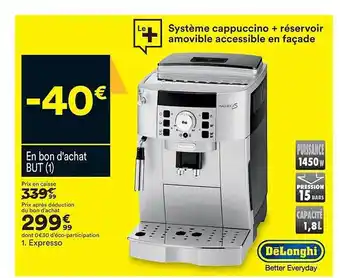 BUT Expresso delonghi offre