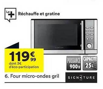 BUT Four micro-ondes gril signature offre