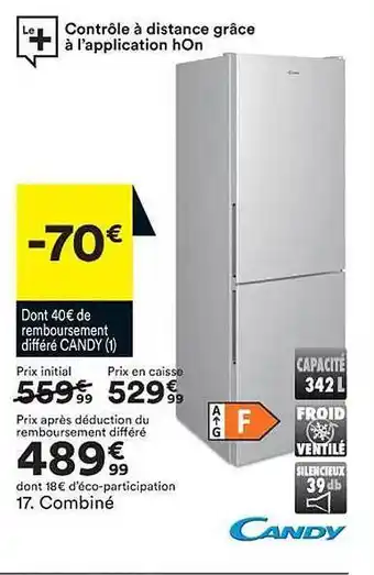 BUT Combiné candy offre