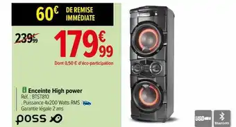 Carrefour Enceite high power poss offre