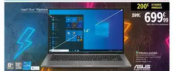 Carrefour Ordinateur portable asus offre