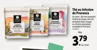 Lidl Thé ou infusion de provence offre