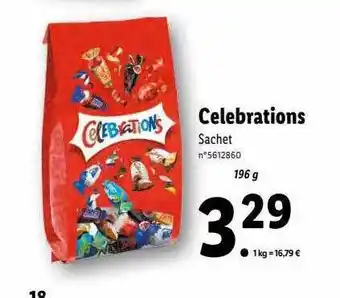Lidl Celebrations offre