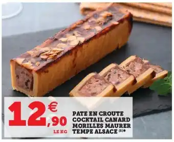 Pâté en Croûte Cocktail Canard Morilles Maurer