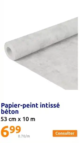 Action Papier-peint intissé béton offre