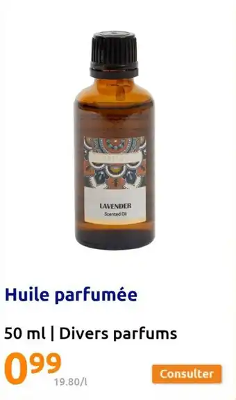 Action Huile parfumée offre