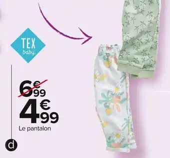 Carrefour Market Pantalon fille ou garçon offre