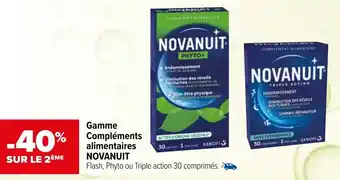 Carrefour maPara parapharmacie Gamme compléments alimentaires NOVANUIT offre