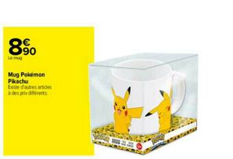 Carrefour Mug Pokémon Pikachu offre