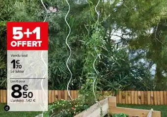 Tuteur spirale pour tomates