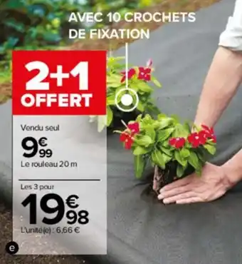 Feutre de paillage 20 m
