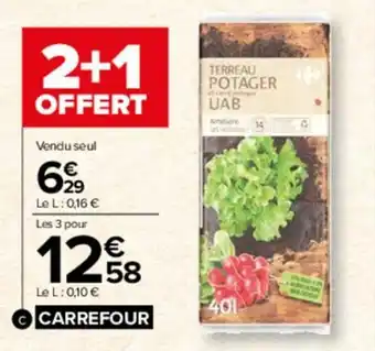 Carrefour Market Terreau potager UAB offre