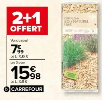 Copeaux de bois naturel