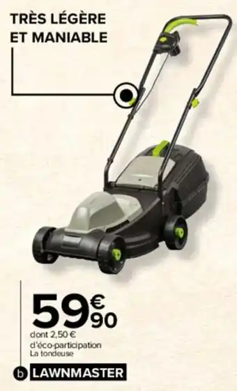 Carrefour Market Tondeuse électrique 1100 W offre
