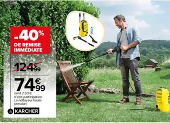 Carrefour Market Nettoyeur haute pression K2 compact car offre